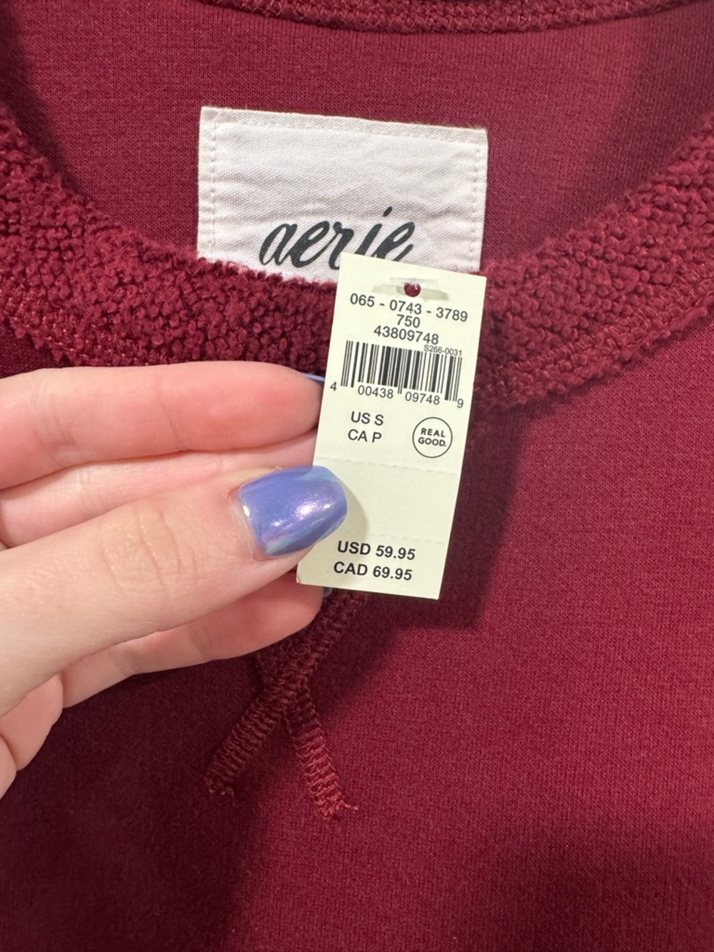 NWT Aerie Crewneck - Picture 3 of 6